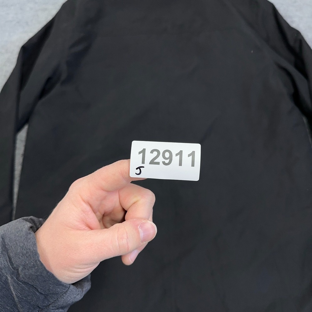 Ralph Lauren Trench Coat Men 44R Black Microfiber Full Zip Removable Liner *READ - Picture 14 of 14